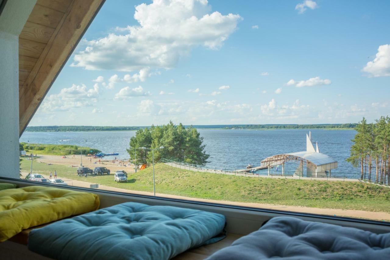 Zubr Nad Zalewem Apartment Luka Luaran gambar